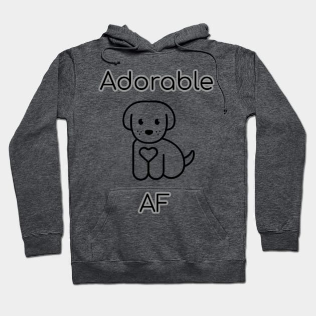 Adorable AF Hoodie by MemeJab